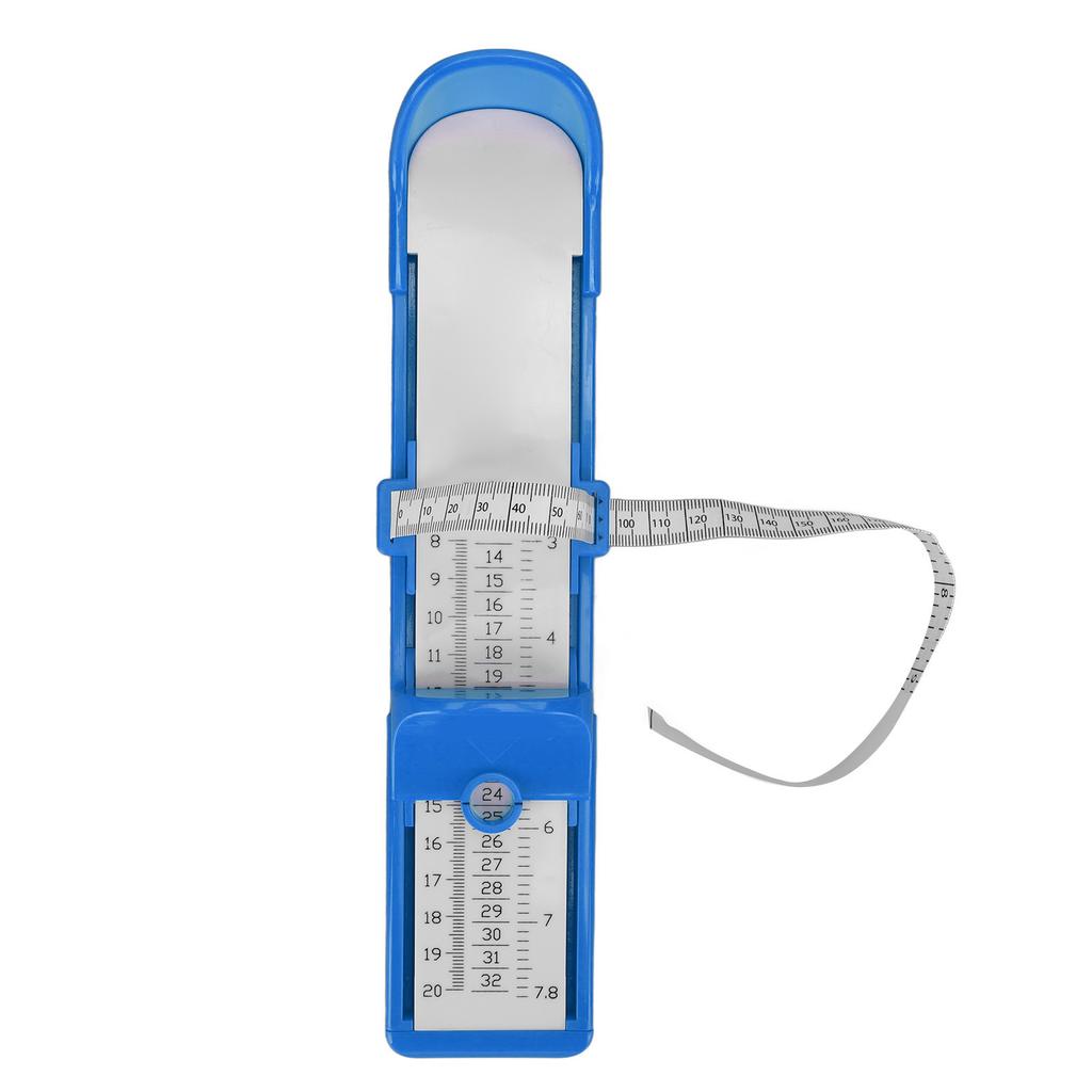 Feet Length Measuring Ruler Multifunction Accurate Shoe Feet Measuring Ruler for Kids Blue
