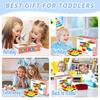 Montessori Toys for Toddlers – Sensory Learning Set for 3 Year Olds, Fine Motor Skill Practice