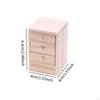 1/12 Scale Dollhouse Night Stand Bedside Table Mini Furnishings for DIY Model