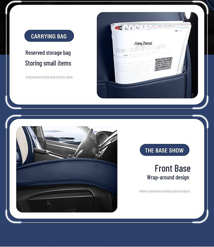 Sonata Mingtu Premium Full Leather Universal Car Seat Cushion