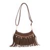 Bohemian premium fringed bag women's new retro matte shoulder messenger bag mobile phone bag