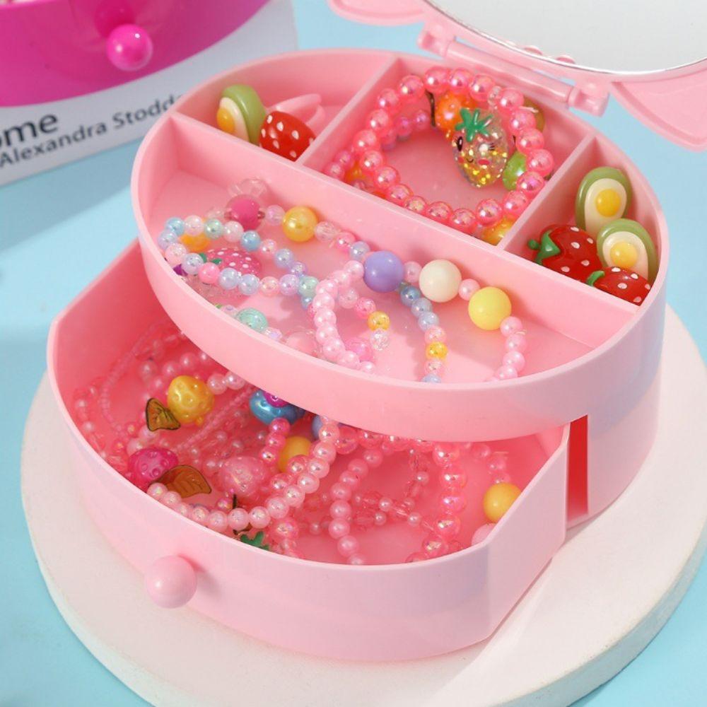 Drawer-style Cat Jewelry Box Cute DIY Display Box Double-layer Storage Box  Storage Organize