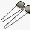 Neck Women Matte Bead Non-slip Fashion Mask Cord Holders Glasses Chain Metal Mask Rope Copper