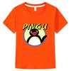 Pingu Children's Cartoon T-Shirt Cotton 2-12 Years Kids Tees Cute Boys Girls Tops O-Neck Anime Print Short Sleeve Summer Toddler