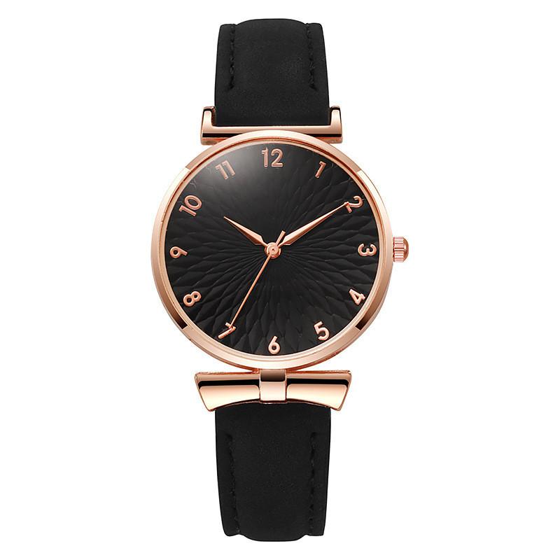 Womens Leather Belt Watch With Quartz Movement And Calendar For Casual Office Wear
