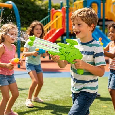 Wasserpistole für Kinder Hinterhof Wasserspielzeug Reichweite 8-10m Sprühstrahl Großer Wassertank Wasser-Spritzen-Spielzeug für Draußen Sommer Hinterhof Strand
