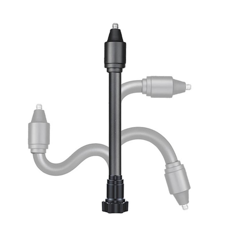 17mm Ball Head To 1/4 Male Screw Adapter Mount Rod For Action Cameras Car Vent Dashboard Phone Tripod Holder Black