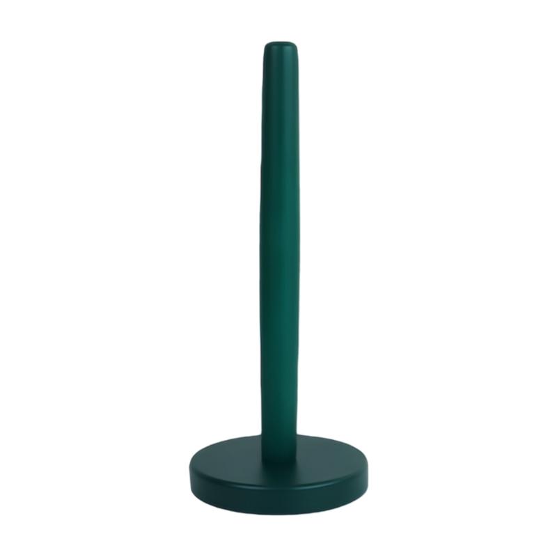 

Countertop Paper Towel Holder Simple Kitchen Roll Paper Stand Wood Napkin Stand Vertical Tissue Holder Easy to Use зелений