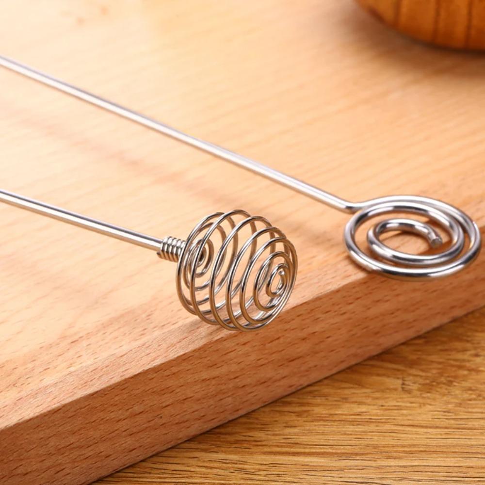 Double-headed Honey Dipper Sticks Stainless Steel Honey Stirrer Household Metal Mixing Spoon  Jam
