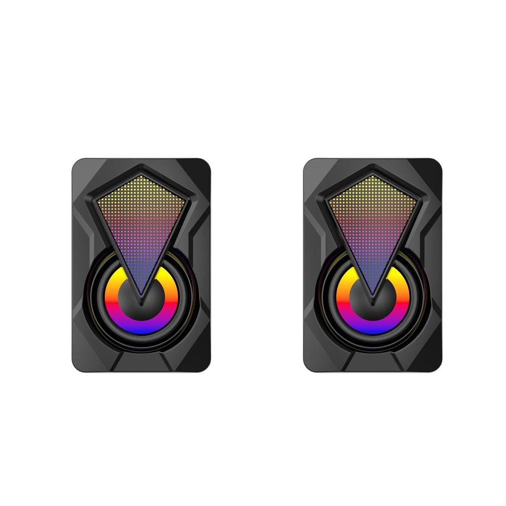 X2 RGB Wired Mini Multimedia Computer Speakers for Desktop & Notebook