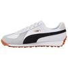 Army Trainer Leather Comfortable Casual Low-Top Lifestyle Shoes Unisex Sneaker White Black 386944-02