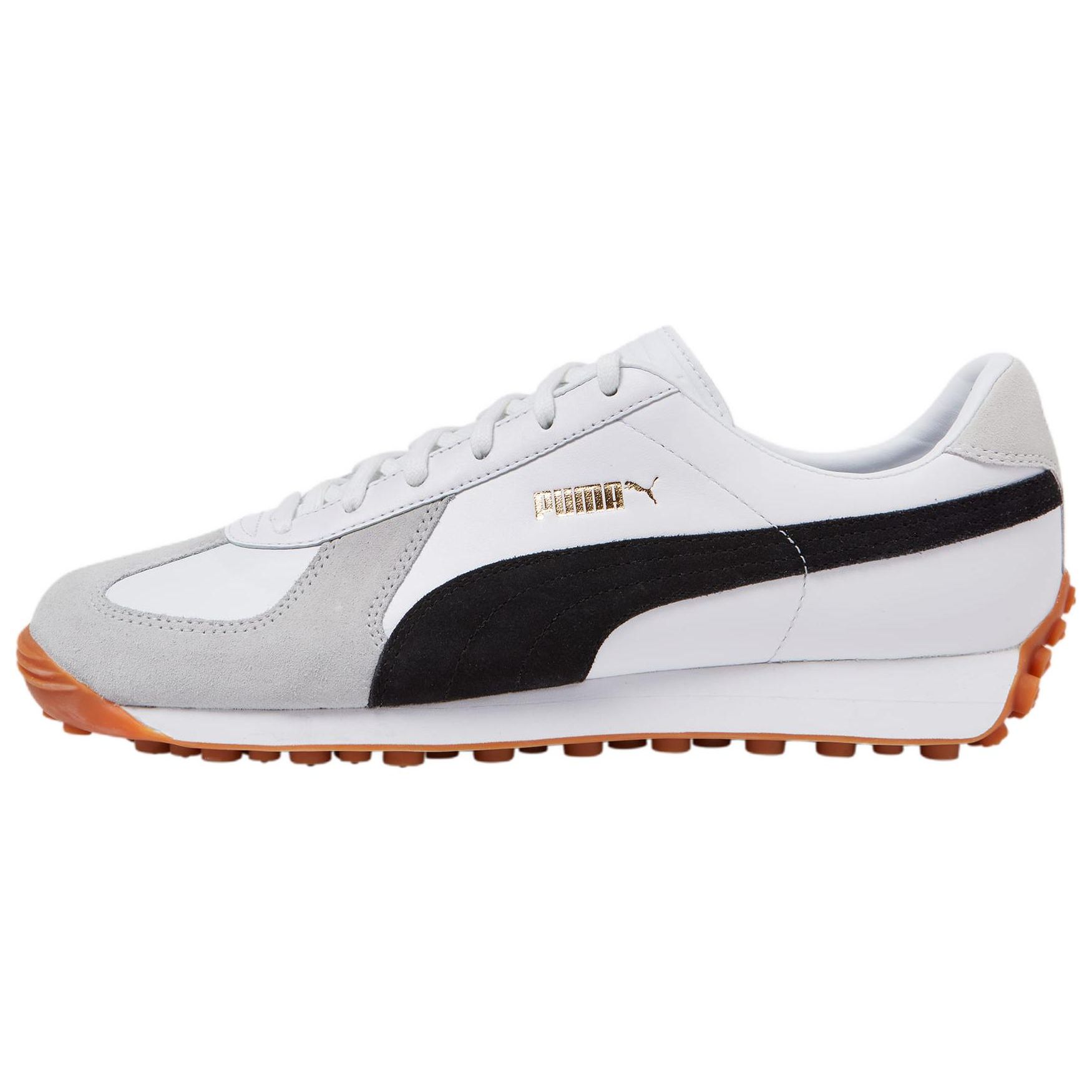 

Puma Army Trainer Leather Comfortable Casual Low-Top Lifestyle Shoes Unisex sneaker White Black 386944-02 41