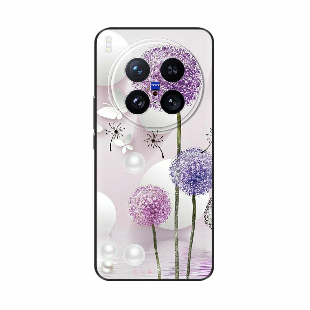 For VIVO X200 Ultra Case Cute Cartoon Painted Back Cover For VIVO X200 Pro Mini X100 Ultra Shockproof Shell Bumper Fundas Para