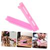25Pcs Hair Root Fluffy Resin Perm Rods No Trace Light Weight Perm Hair Curler Clip Bangs Fixed Shape Hair Roller Clip
