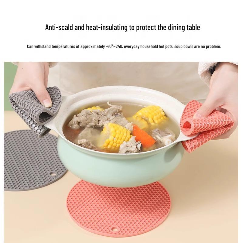 Silicone Heat-Resistant Insulation Coaster and Table Mat