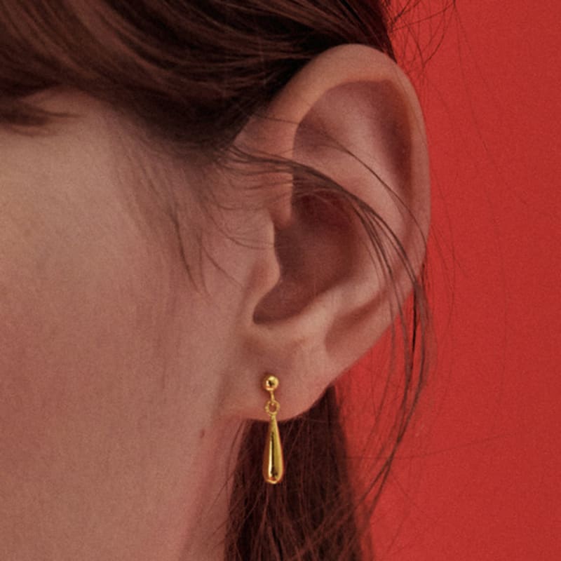 Etrive Mini Drop Earrings_Gold