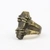 New Coffin Ghost Claw Vampire Ring Punk Style Retro Single Open Ring