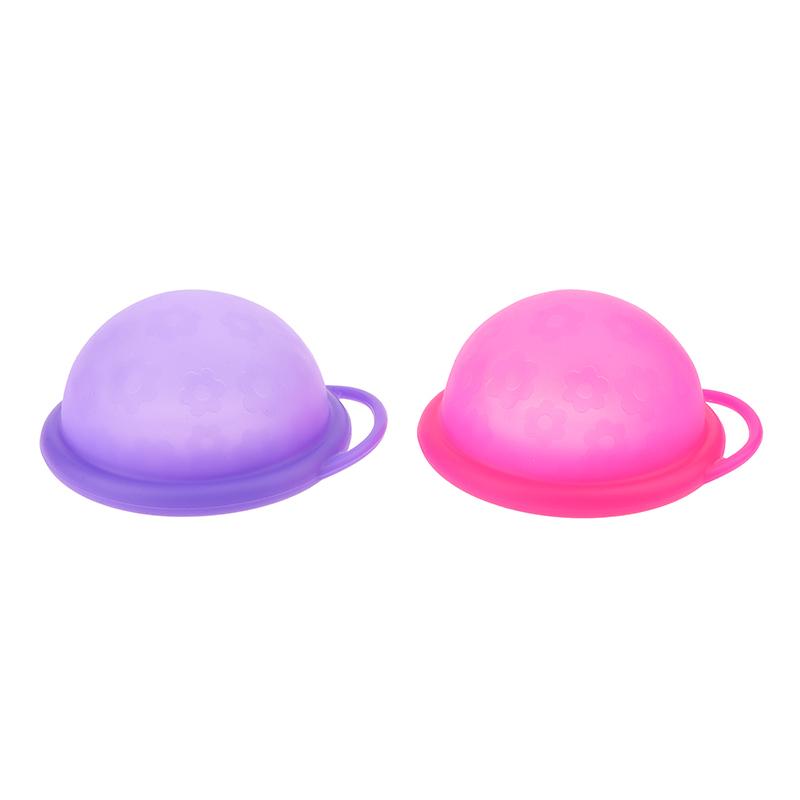 1 Stücke Silikon Flat Fit Design Extra Dünne Wiederverwendbare Disc Für Frauen Menstruation Mit Pull Tab Sterilisieren