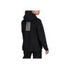 Adidas Solid Color Logo Print Sports Long Sleeve Hooded Jacket Women Jacket Black GM4807