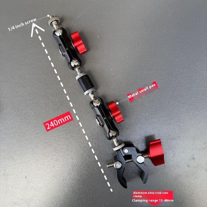 Advanced Photography Accessories: DSLR Metal Super Clamp and Double Ball Head Magic Arm