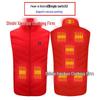 Men's Dual Control USB Heated Vest - 11 Zone, 3 Temperature Settings for Winter