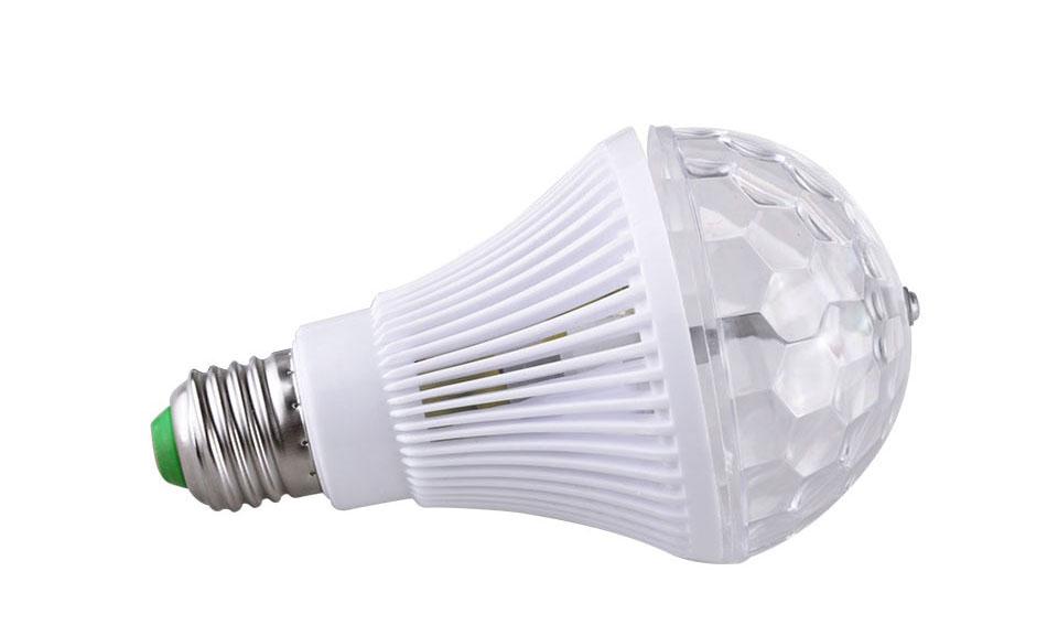 Disco Rotating Bulb E27 Rgb Disco Ball