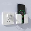 2/5Pcs Wall Mounted Storage Phone Charging Remote Control Holder With Holes For Kitchen Bedroom Bathroom