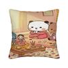 Pillow Case Panda Bubu Dudu Pattern Polyester Pillow Cover Cushion Cover Graphic Pillowcases For Chair Sofa Home Decoration