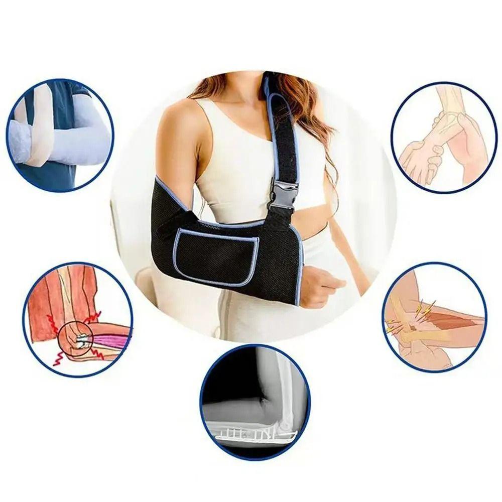 Thicken Shoulder Pads Arm Sling Adjustable Strap Wrist Fixed Protector  Arm Injury