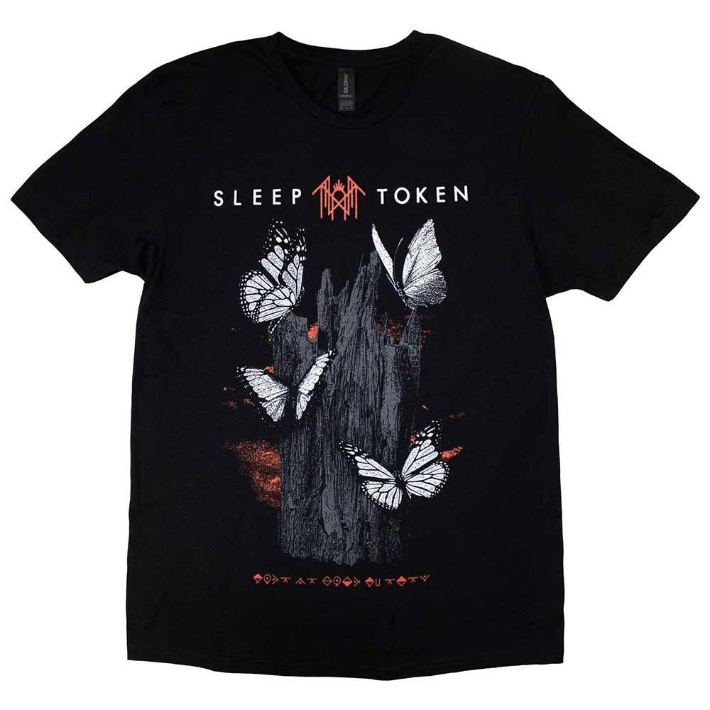 Men s Sleep Token Butterflies T-shirt Medium Black 4XL