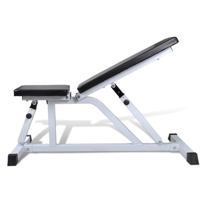 VidaXL Banc de Musculation pour Muscles Appareil de Fitness Haltérophilie 90360