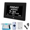 7 Inch Large Screen Display Digital Calendar Day Clock 8 Languages Time Date Month Year Dementia Clocks For Seniors Old Peo I5J8
