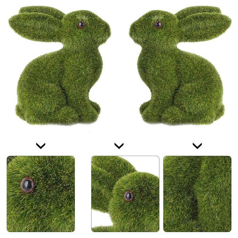 Handcrafted Plush Animal Rabbit Ornament For Easter