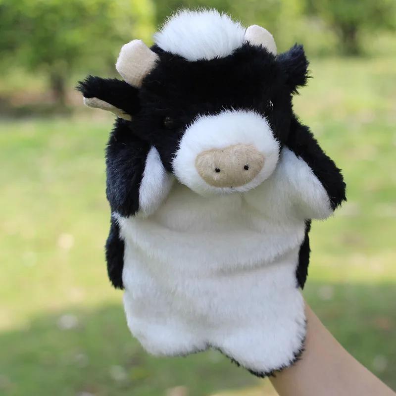 25cm Animal Hand Puppet Plush Toys Baby Educational Hand Finger Puppets Animal Stuffed Doll Toy Telling Story Kids Children Gift