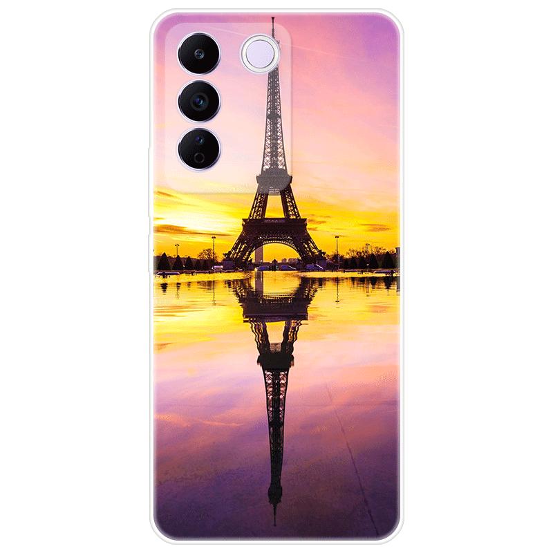 For Vivo V27e V 27e Case Soft Silicone Back Cover Cartoon Phone Case Diversification