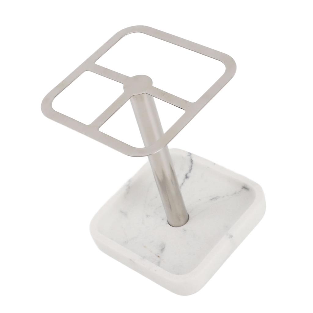 Stojak na szczoteczkę do zębów, odporny na rdzę, wykonany ze stali nierdzewnej 304, do przechowywania pasty do zębów, 3 gniazda, oszczędność miejsca