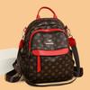 Schoolbag Bag Women's 1011 New Printing Fashion Trendy Single Shoulder Double Shoulder Three-purpose Multi-functional Large-capacity Travel Backpack