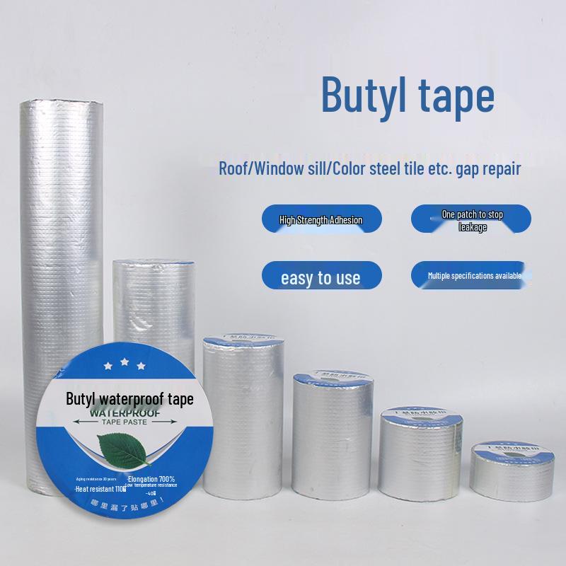 

Бутилова Водонепроникна Самоклеюча Герметична Стрічка для Латок для Даху Anti-corrosion, 5cm Width, 5m Length