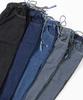Cliff Mayer Medium Drawstring Denim Dark Blue Women's Pants,