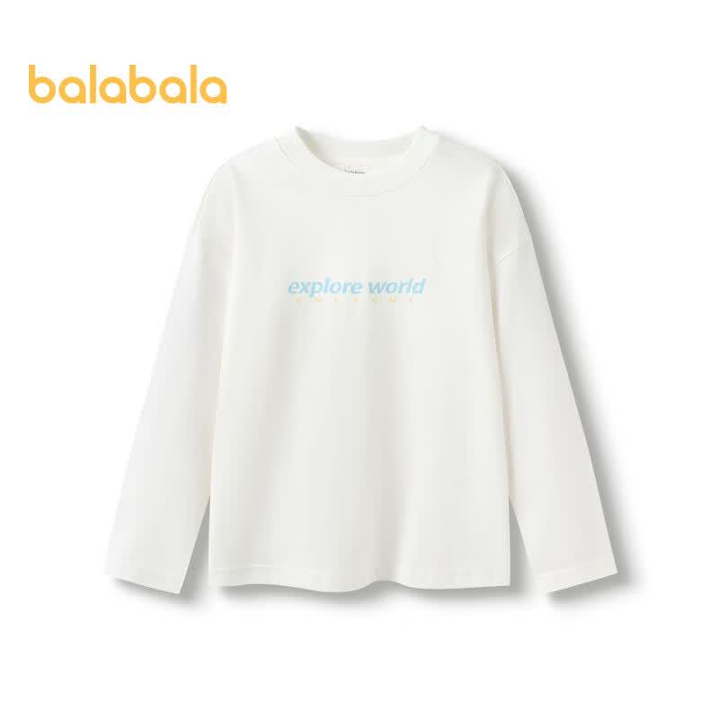 Balabala Kids' Unisex Striped Long Sleeve T-Shirt