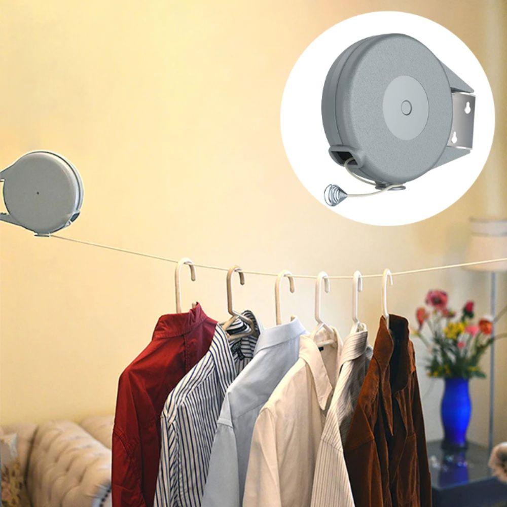 Stretchable Retractable Clothesline Adjustable Heavy Duty Clothesline Drying Rack  Outdoor