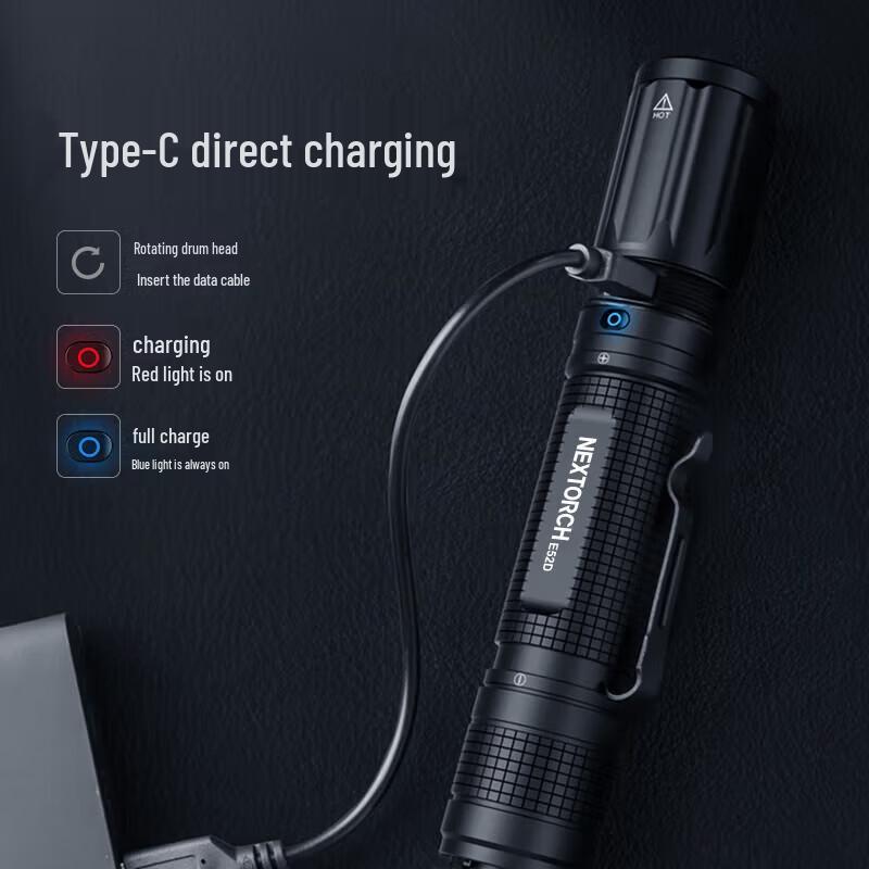 Nitecore E52D 3700 Lumen Portable Flashlight