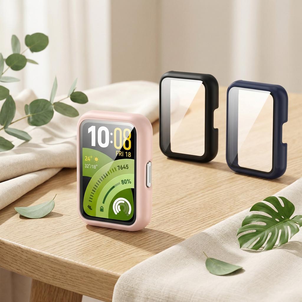 Glass+Case for HUAWEI Band 11 Accessories All-Around Hard PC Bumper Frame Tempered shell Cover protector for huawei band11 cases
