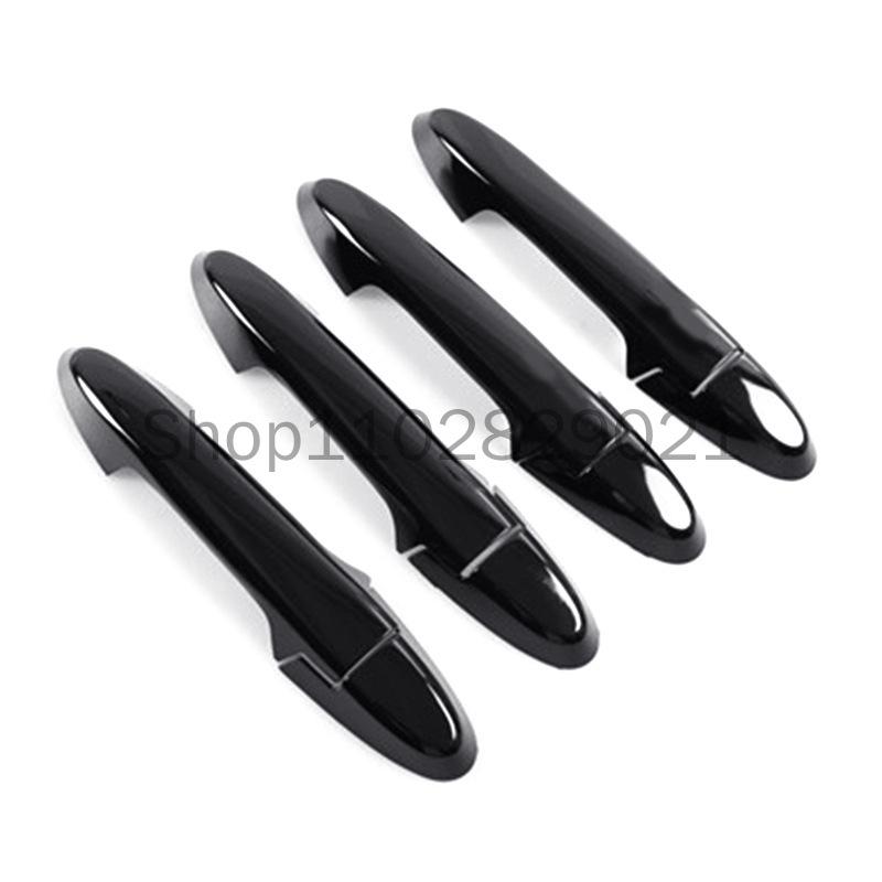 Carbon Fiber Chrome Car Side Door Handle Cover Sticker Styling Accessories For Honda Fit Jazz 2014-2020 2019 2018 2017 2016 2015