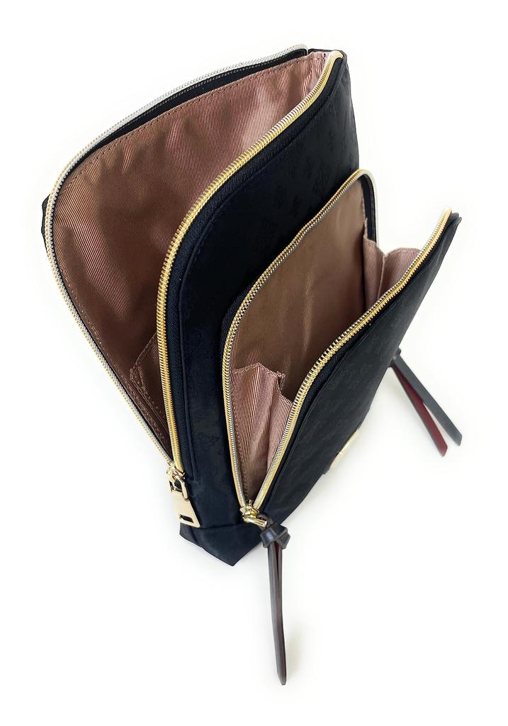 Vertical Multi Pochette 7706 Water Repellent Jacquard [Christian Olivier] (Ink Navy)