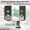 Wireless Doorbell Intercom Rechargeable Smart Intercom Doorbells for Home Real Time 3 Volume Levels 1000m 3280ft Long