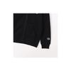 [Champion] Kids' Long-Sleeve Sweatshirt, 100% Cotton, USA, One-Point Logo, Zip Stand Sweatshirt, Basic, CK-Y003, Black, Size 160