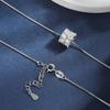 D Color 6cttw Moissanite Necklace Pendant for Women S925 Silver 3mm Full Diamond Ball-shaped Neck Chain Charm Jewelry