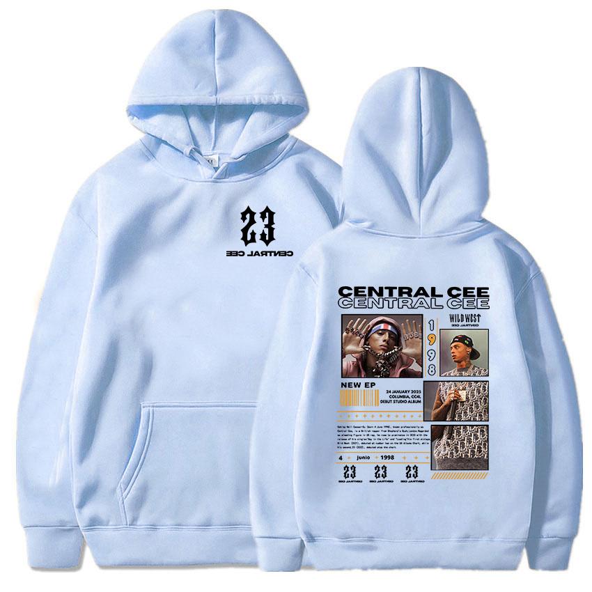 Central Cee CAN'T RUSH GRETNESS Mikiny s potiskem Pulovry s kapucí s dlouhým rukávem Streetwear Rapper Potisk Móda Oblečení Unisex