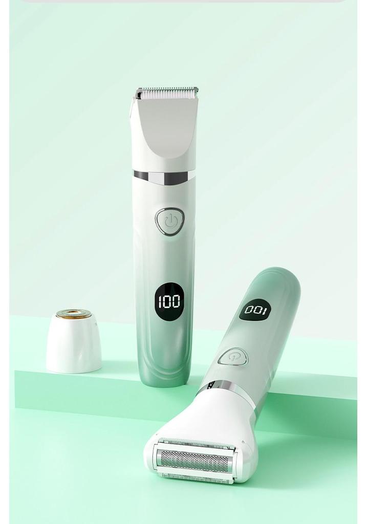 Women's Electric Razor & Depilator: 3-in-1 Digital Shaver for Armpit, Leg, and Private Hair Removal